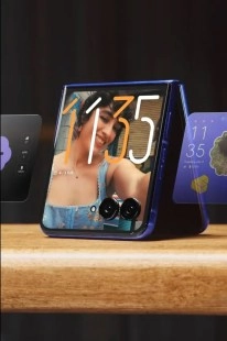 Motorola Razr 70 Ultra renders showing front screen.