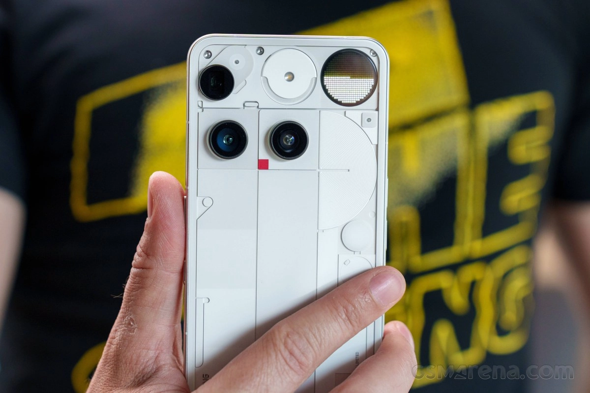 Nothing Phone (3) back with unique camera design.