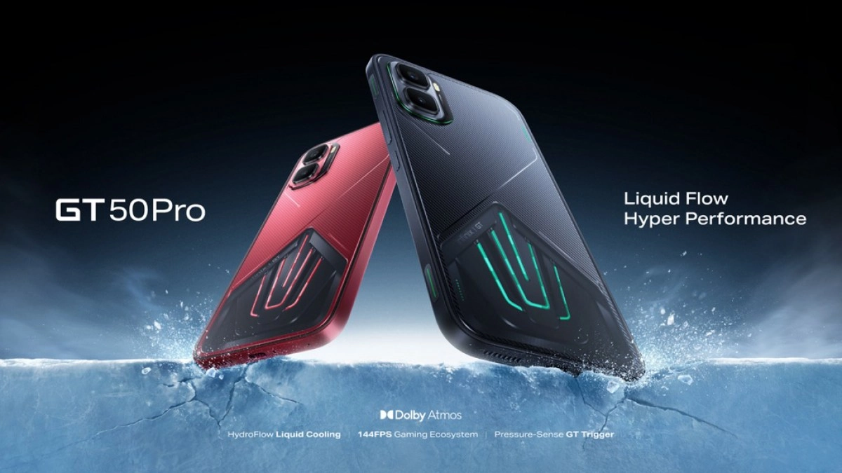 Infinix GT 50 Pro liquid cooling, gaming triggers