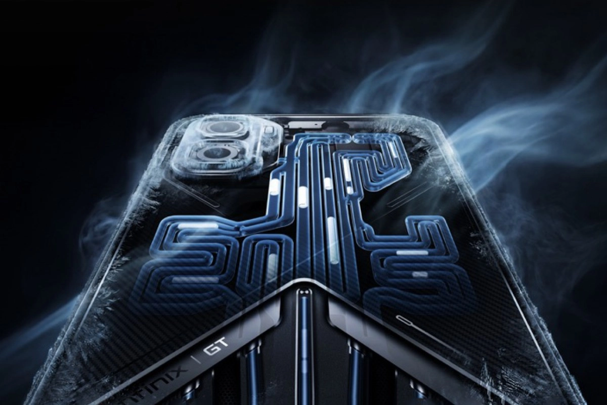 Infinix GT 50 Pro liquid cooling system detail