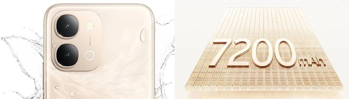 Vivo Y500s phone with 7200mAh battery.