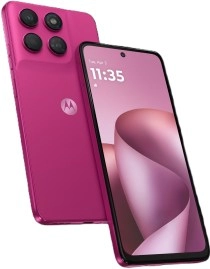 Pink Motorola Moto G47 with 108MP camera.