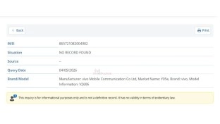 vivo Y05e and V70 Lite 4G certification details