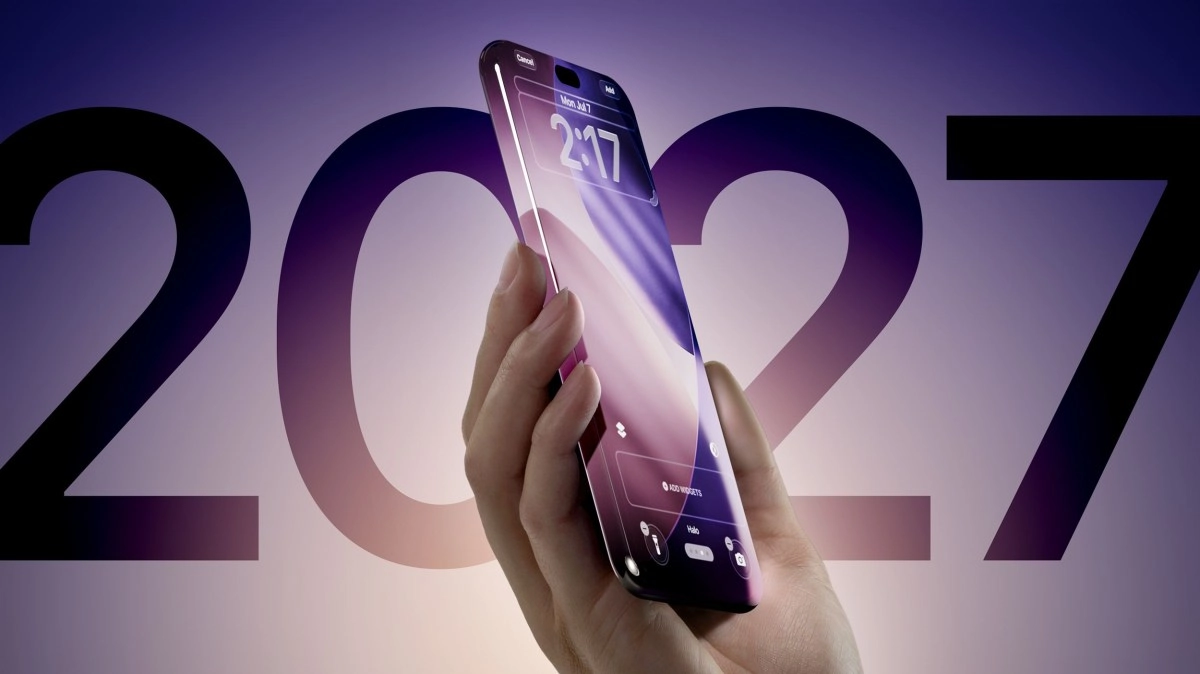 2027 iPhone concept with solid-state buttons