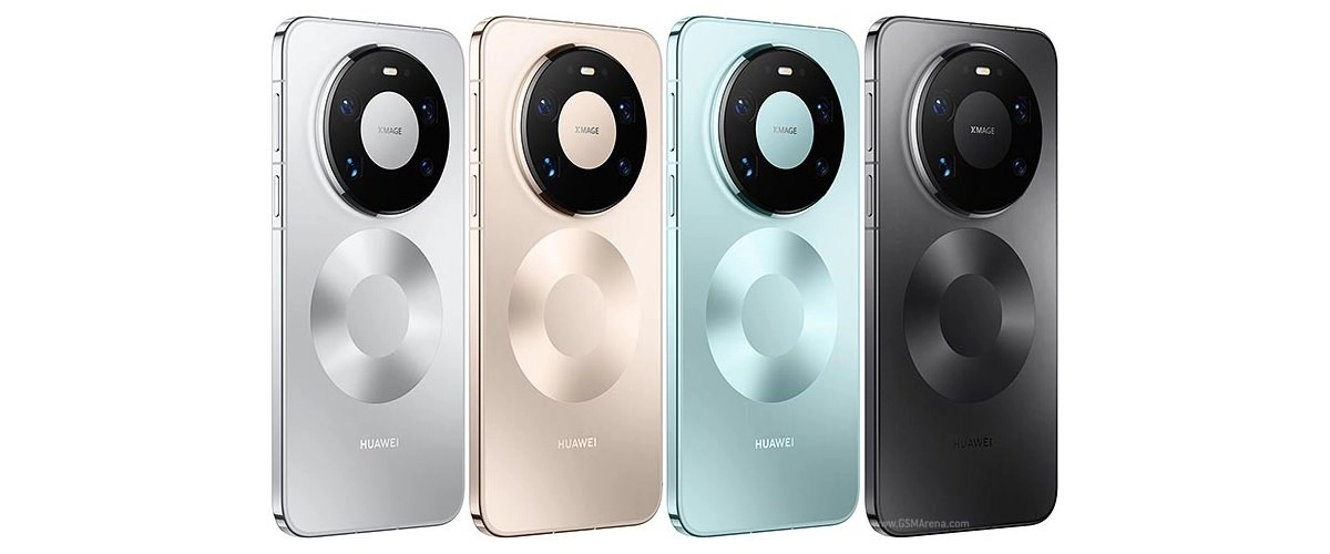 Huawei Mate 90 series phones in four colors.