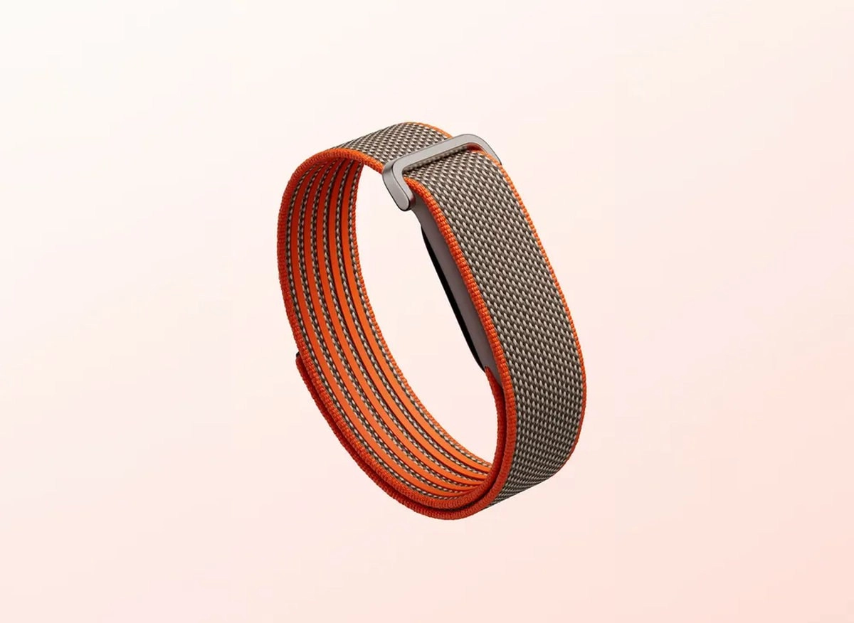 Screenless Fitbit Air fitness tracker band.