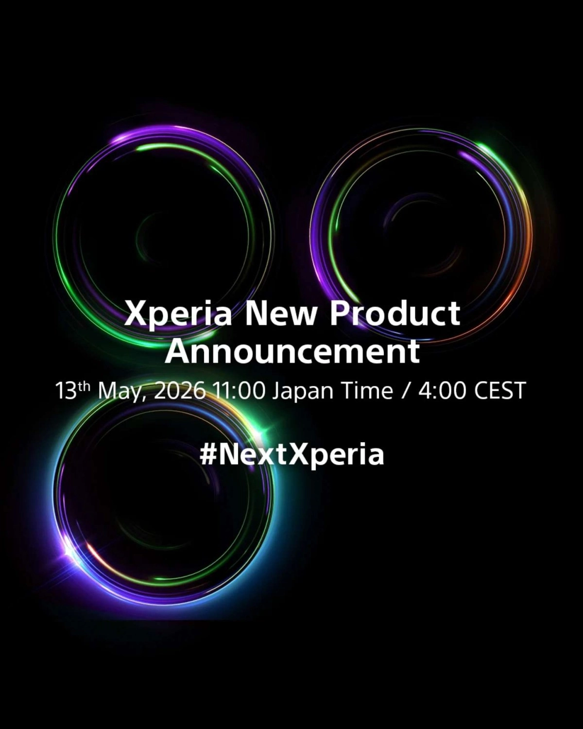 Xperia New Product Announcement May 13