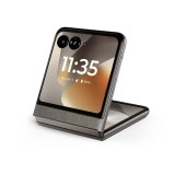 Motorola Razr 70 foldable flip phone on white background.