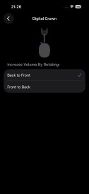Apple AirPods Max Digital Crown volume settings