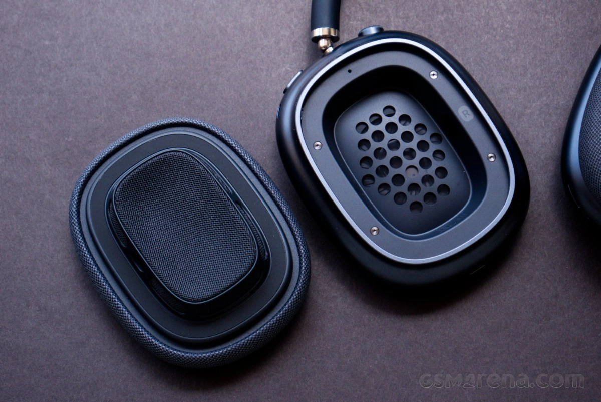 Apple AirPods Max detachable ear cup and driver.