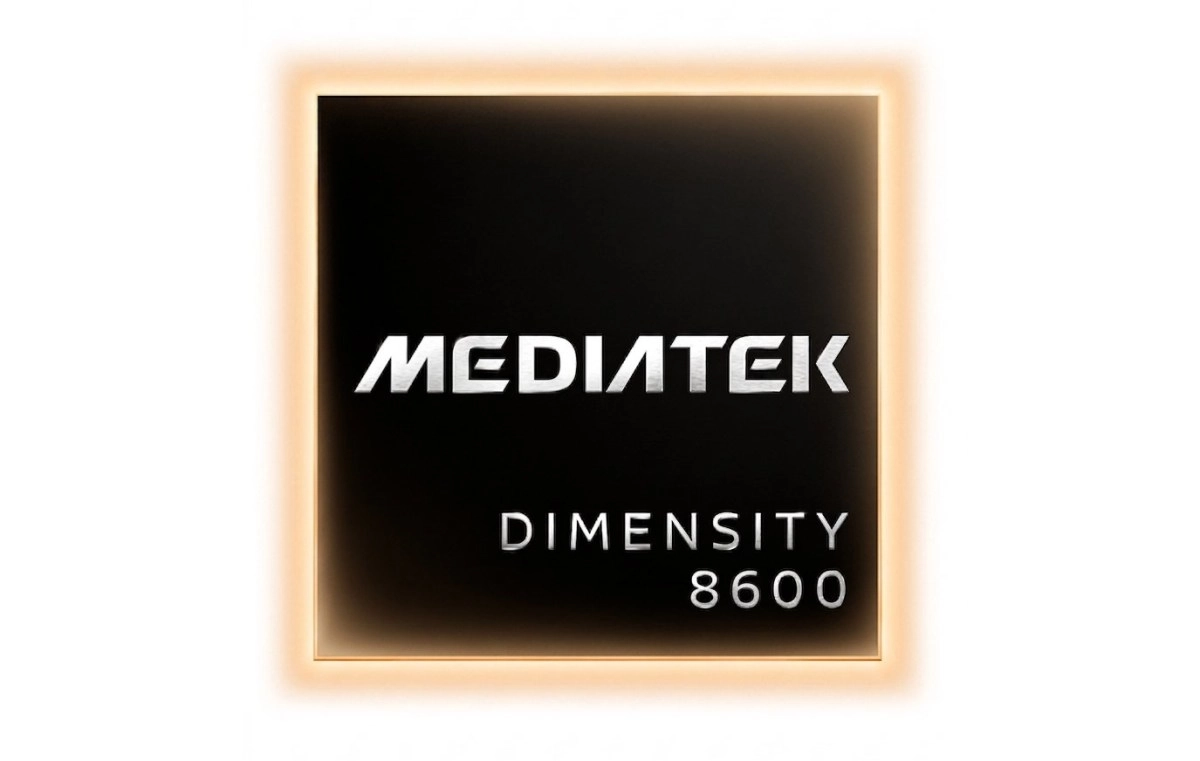 MediaTek Dimensity 8600 chip logo