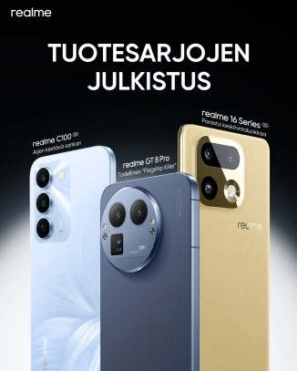 Realme C100, GT 8 Pro, and 16 Series phones.