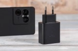 Sony Xperia 1 VIII phone with charger.