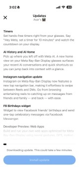 Instagram navigation, AI Home.