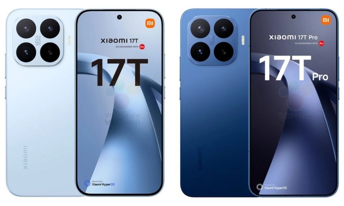 Xiaomi 17T and 17T Pro phones with Leica cameras.