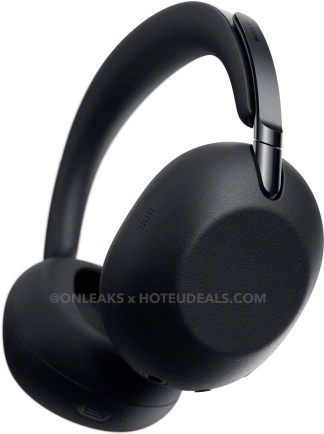 Black Sony WH-1000XM5 headphones leak
