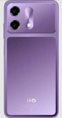 HMD Vibe 2 5G purple smartphone rear cameras
