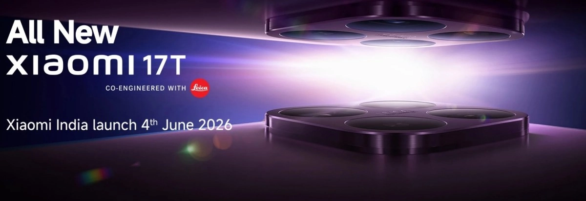 Xiaomi 17T India launch date announced June 4th.