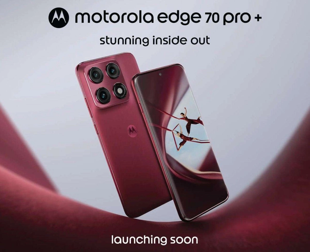Motorola Edge 70 Pro+ launching soon teaser.