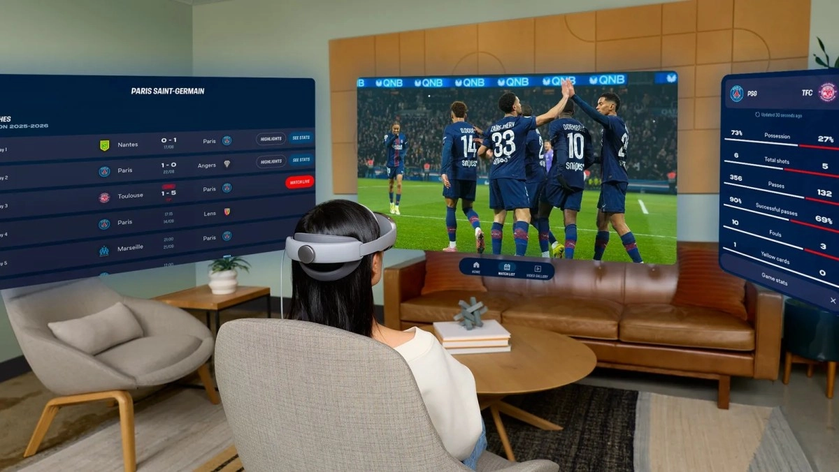 Future Android 17 AR live sports viewing.