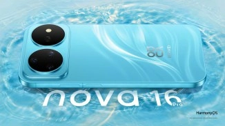 Huawei nova 16 Pro light blue design
