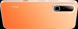 Infinix Hot 70 orange thermo paint back with camera