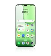 Honor 600e phone with green UI.