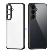 Samsung S26 FE in clear and black cases