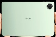 Honor Pad 20 back with camera and logo.