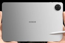 Honor Pad 20 back with camera and stylus
