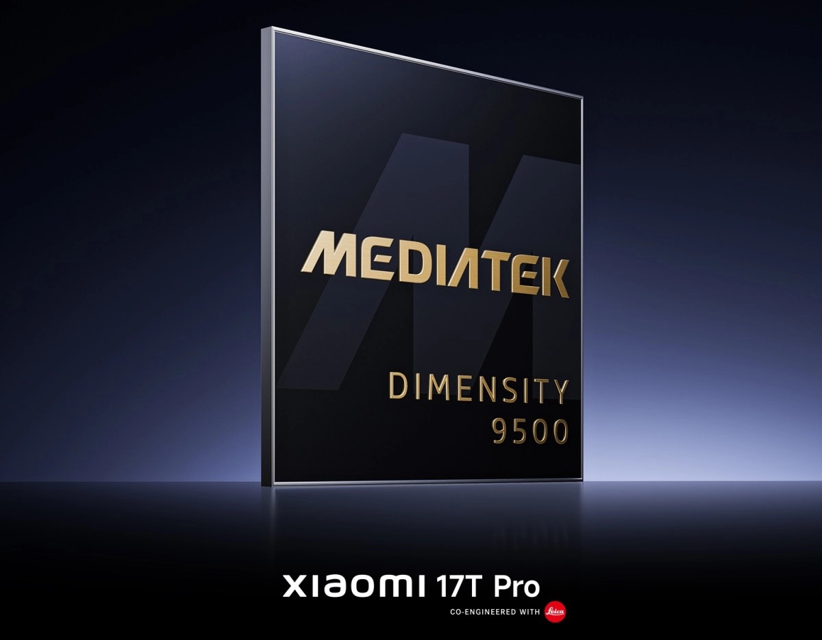 Xiaomi 17T Pro MediaTek Dimensity 9500 chipset.
