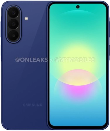 Samsung Galaxy A27 blue render