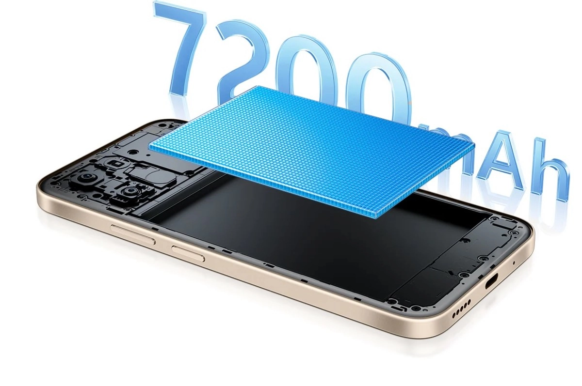 vivo T5 phone with 7200mAh battery