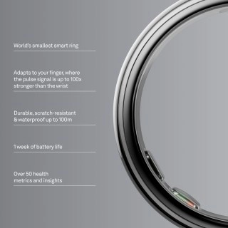 Oura Ring 5 with updated sensors and blood pressure monitoring.