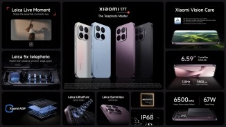 Xiaomi 17T and 17T Pro phones specifications