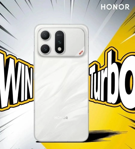 Honor Win Turbo phone with triple camera.