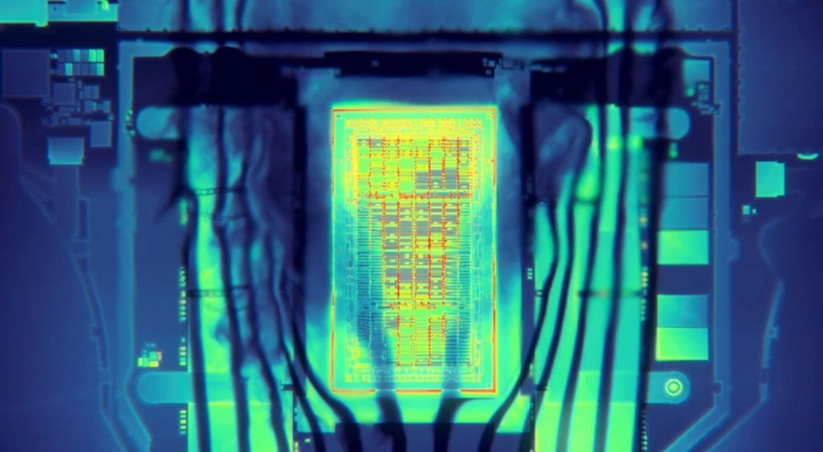 Nvidia RTX Spark GPU thermal image