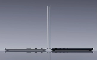 Microsoft Surface Laptop Ultra side view thin profile.