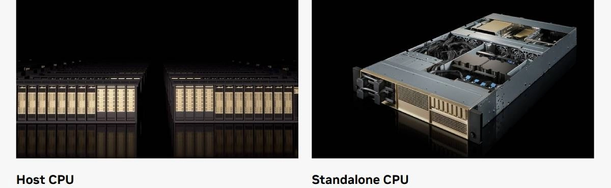 Nvidia Vera ARM CPU server rack and standalone.