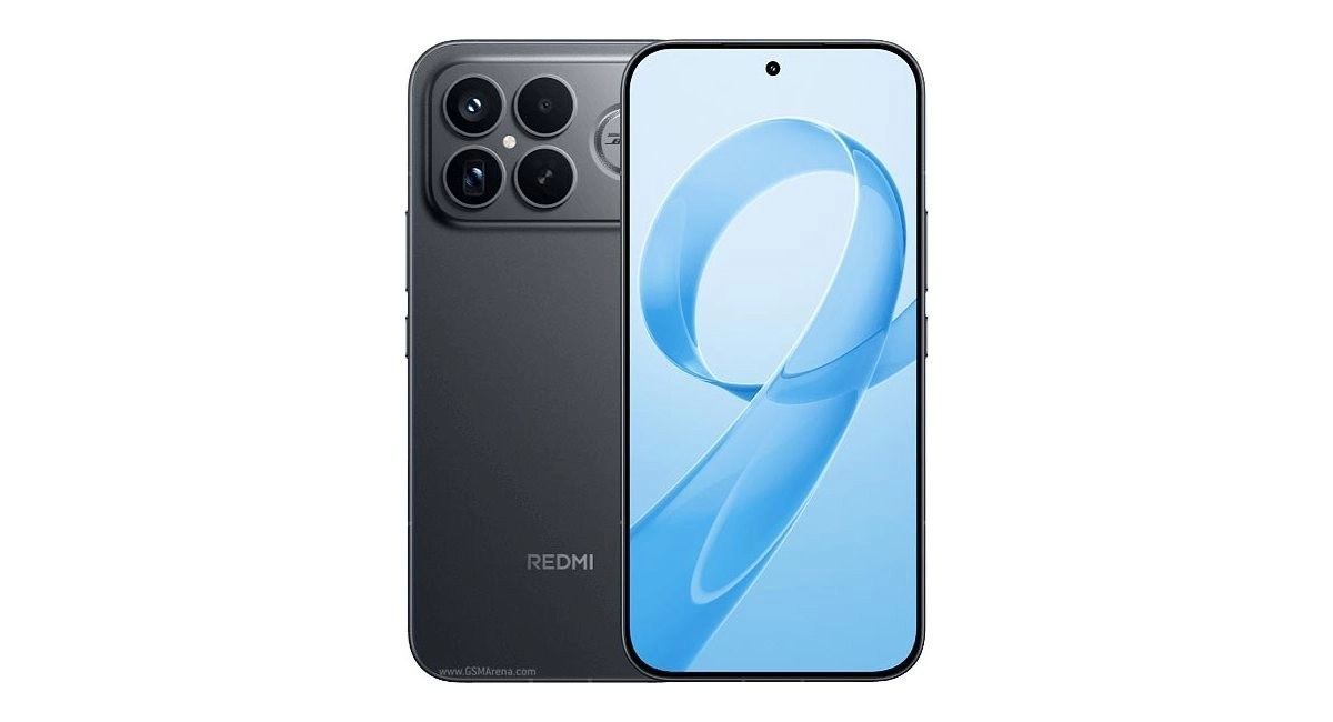 Redmi K100 Pro smartphone front and back view.