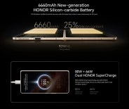 Honor Magic V6 silicon-carbide battery and SuperCharge.