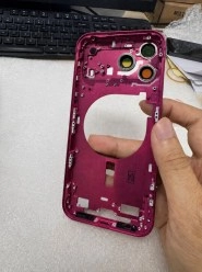 iPhone 18 Pro Max aluminum frame in magenta.
