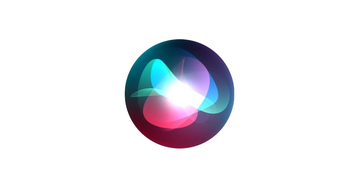 Siri logo with glowing light in orb
