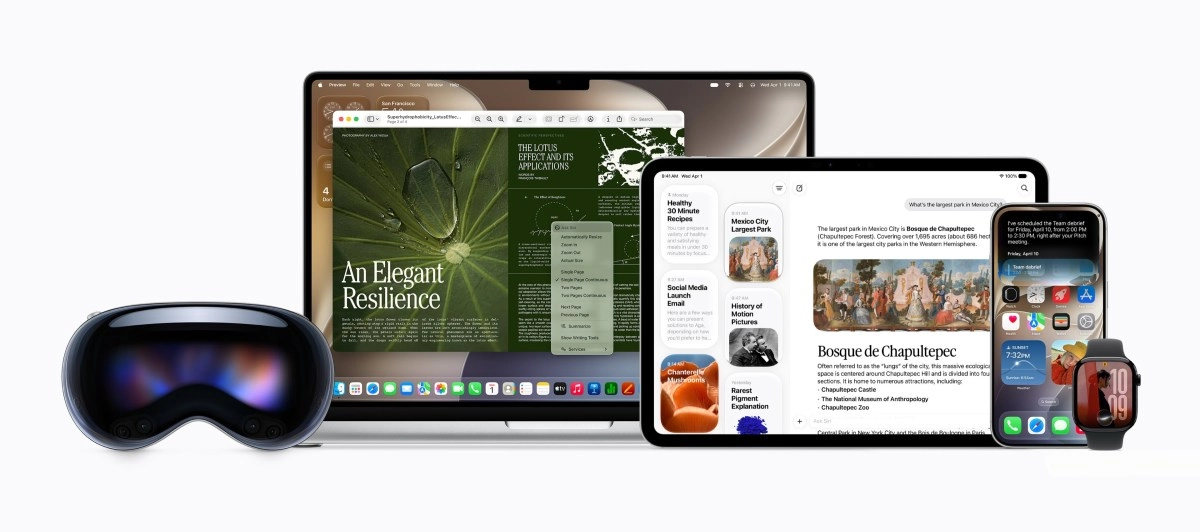 Apple devices with Siri AI on iOS 27.