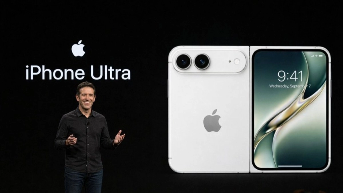 iPhone Ultra with dual cameras and September 7 display.