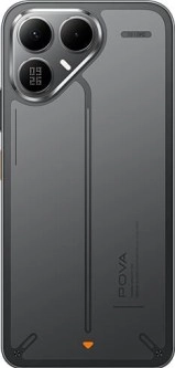 Tecno Pova 8 rear view with camera and display.