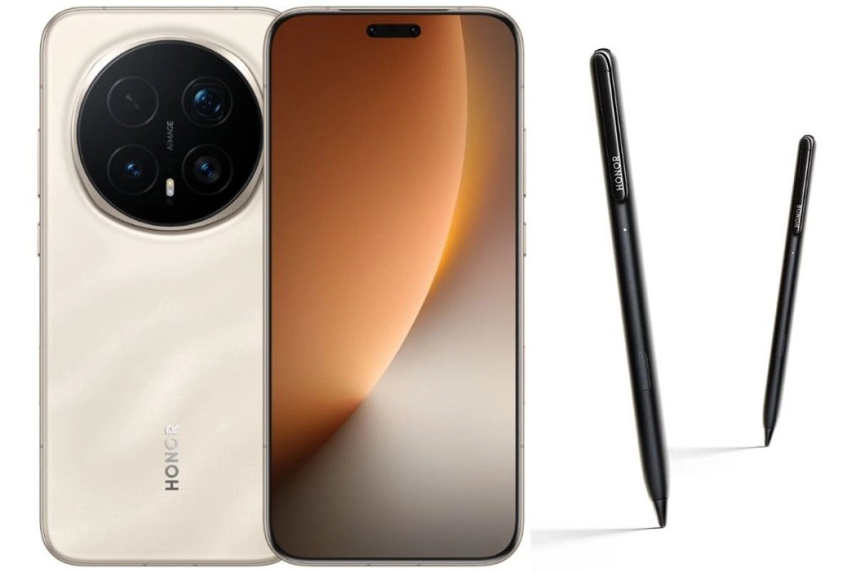 Honor Magic9 series phone with AI stylus.