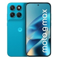 Blue Moto G Max phone with quad camera system