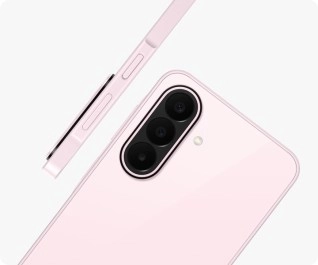 Samsung Galaxy A27 pink smartphone rear triple camera