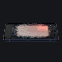 Aquos R11 internal cooling system heat dissipation illustration.